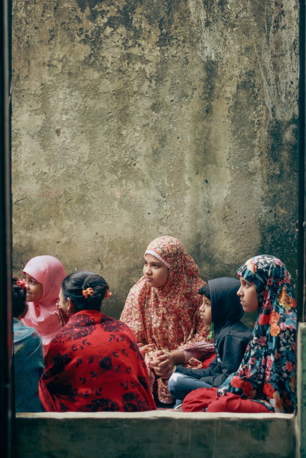 Bangladeshi learners taking part in an educational session